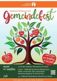 Plakat Gemeindefest