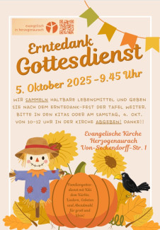 Erntedank-Gottesdienst 2025