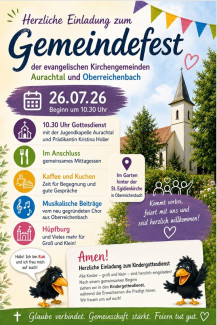 Foto Gemeindefest Aurachtal Oberreichenbach Juli 2026
