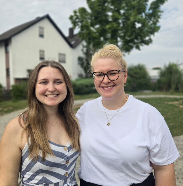v.l. Alisa Koske und Paula-Marie Leicht-Kasan