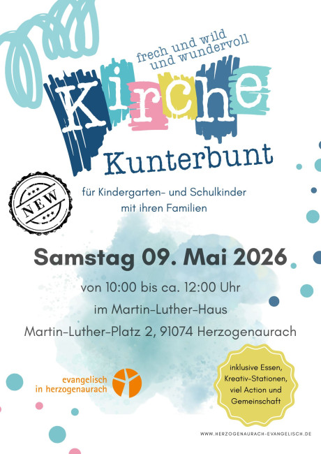 Kirche Kunterbunt Mai 2026