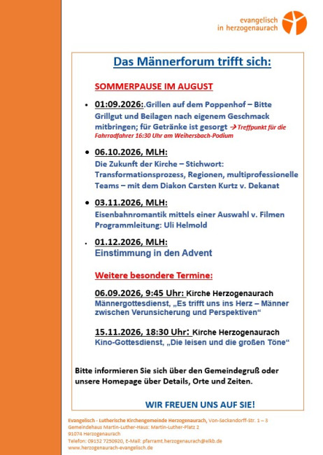 Männerforum 2026