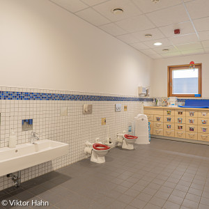 Waschraum Blaue Gruppe
