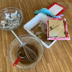 Papierschöpfen